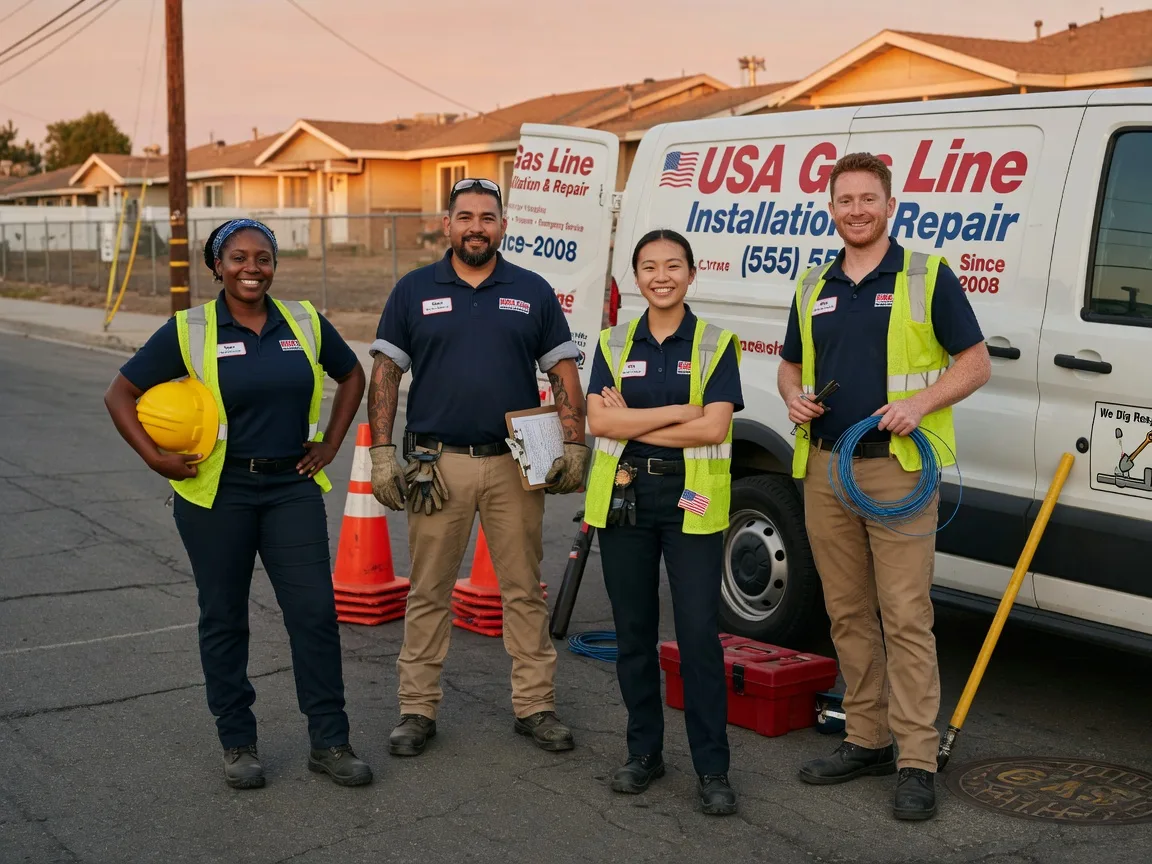 Gas Line Installation company in Guys, TN